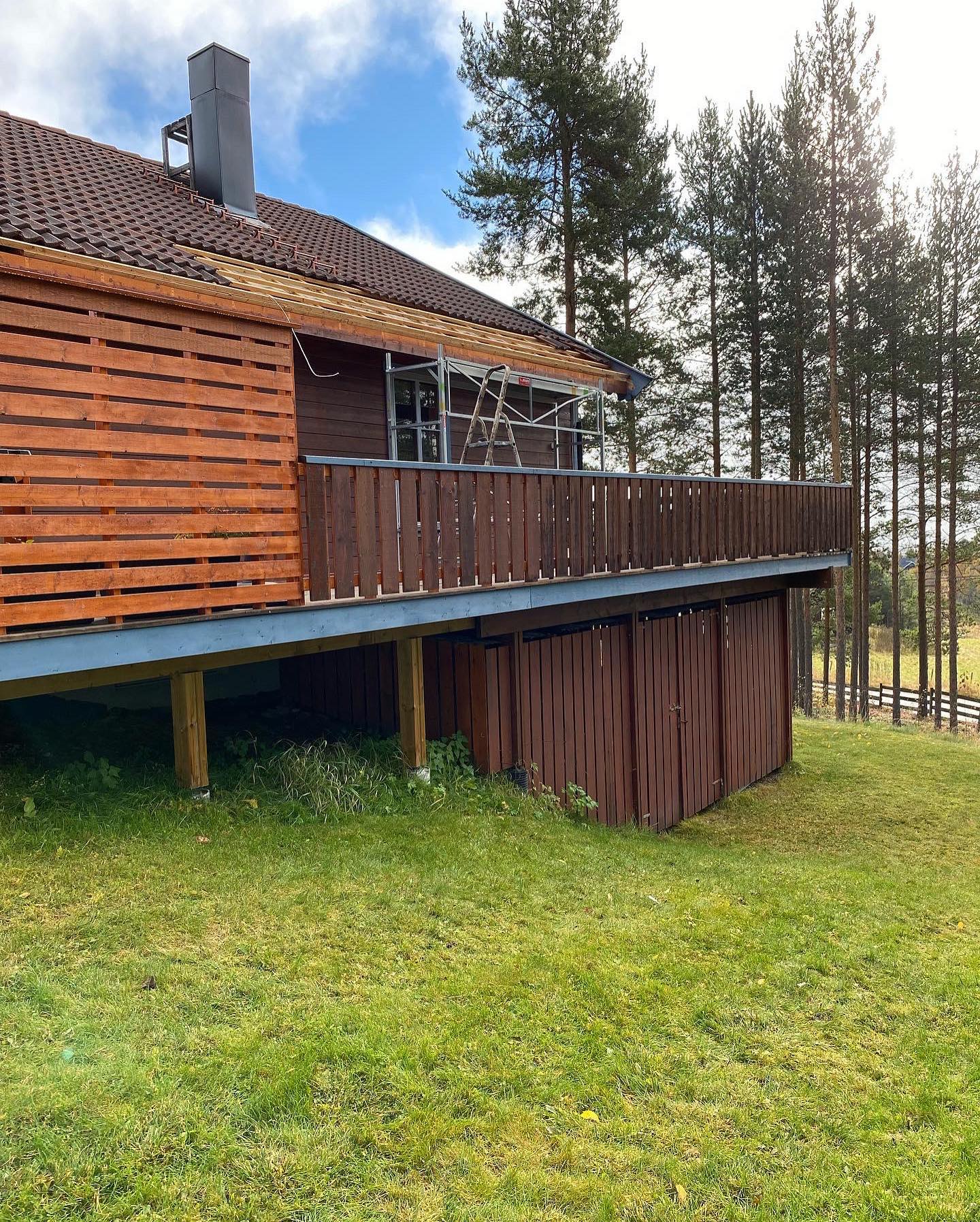 Tilbygg, snekkertjenester utført av Trefiber'n AS